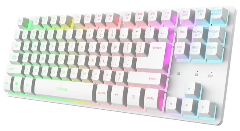 TRUST GXT831W THADO TKL WRLS KB WHT US