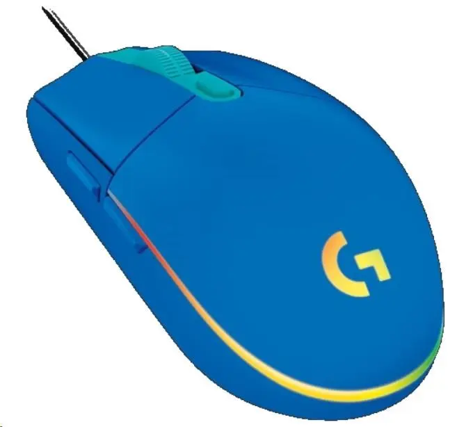 Logitech G203 LIGHTSYNC myš modrá