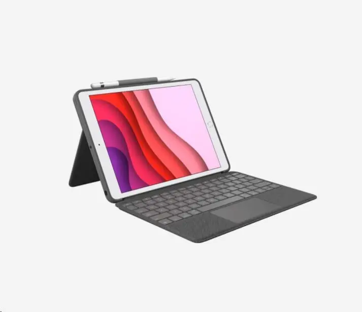 Logitech pouzdro pro Apple iPad 7. & 8 gen. UK šedá