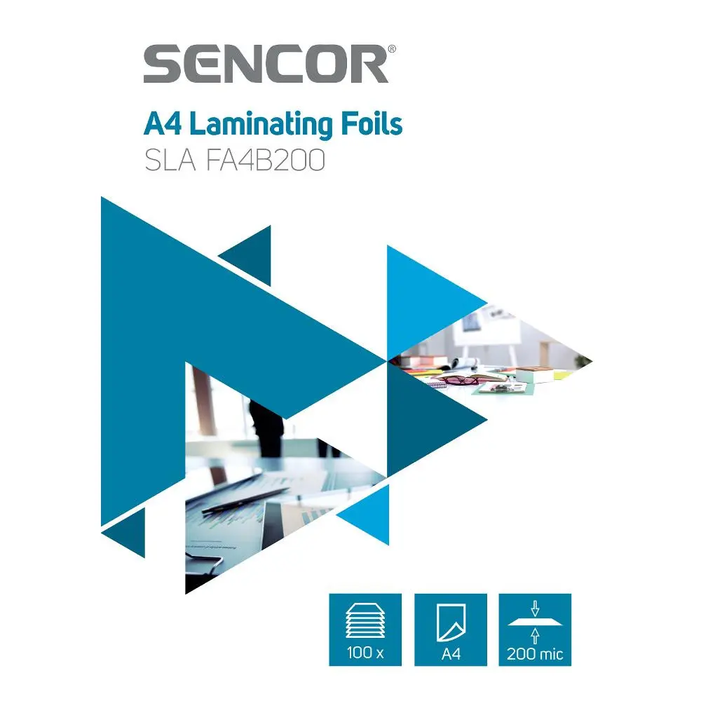 Fólie laminovací SENCOR SLA FA4B200 A4 200mic 100ks