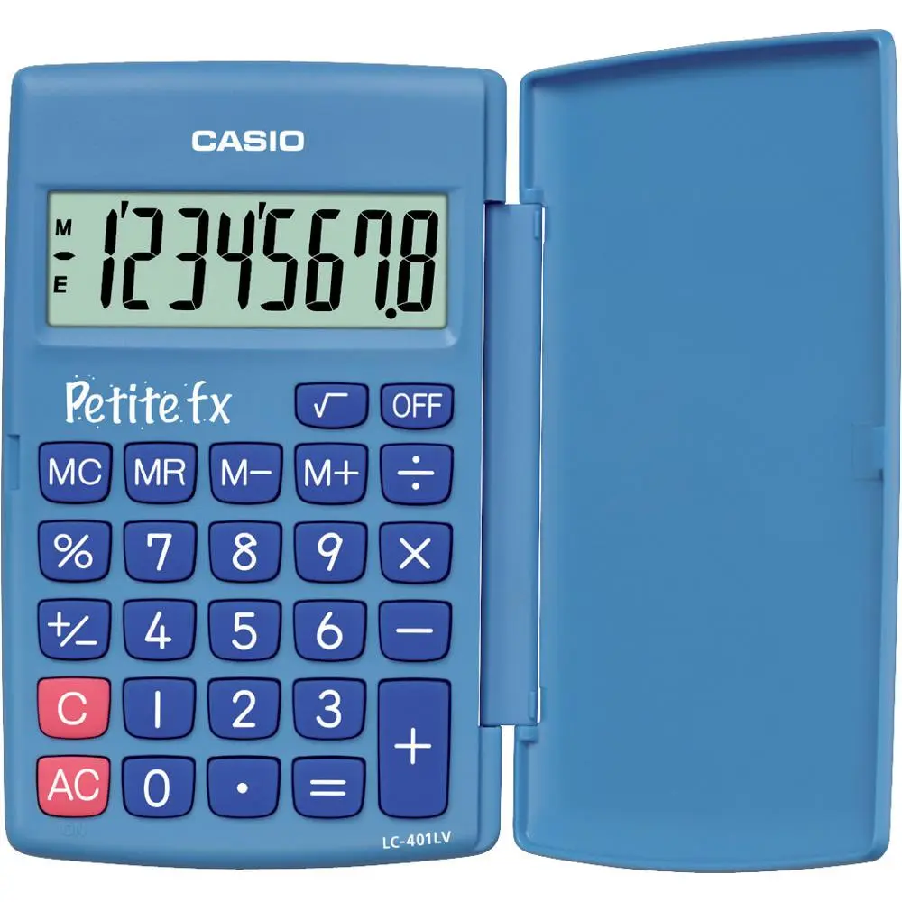 Kalkulačka Casio LC 401 LV BU - blue