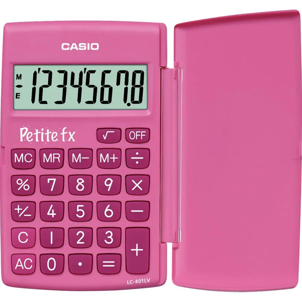 CASIO Kalkulačka LC 401 LV/PK růžová