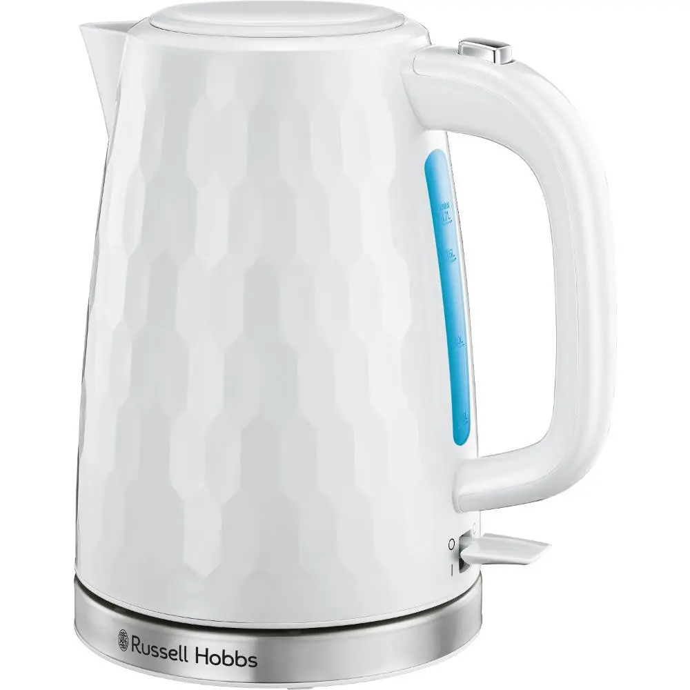Russell Hobbs Honeycomb - rychlovarná konvice - bílá, 1,7 l