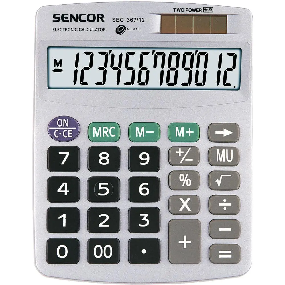 Kalkulačka SENCOR SEC 367/12 Dual