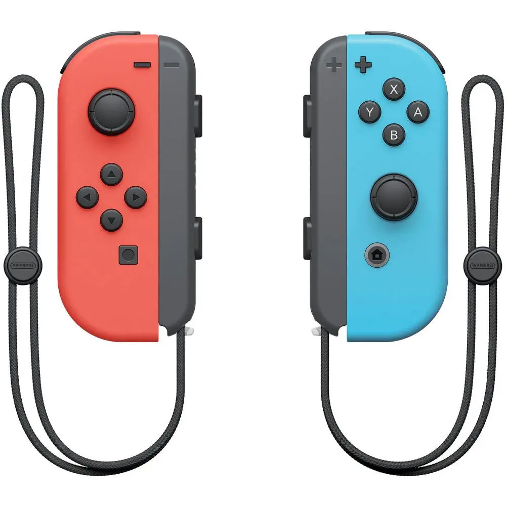 Joy-Con pár neonově červený/neonově modrý