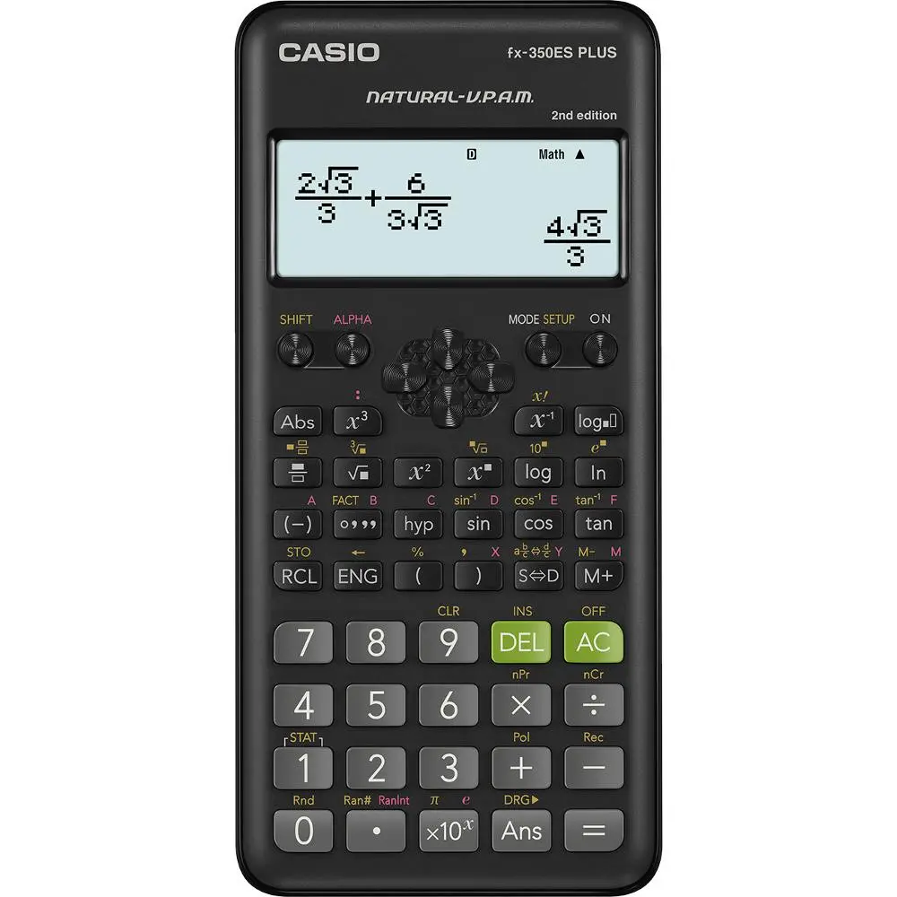Casio 350 ES PLUS 2E - školní kalkulátor