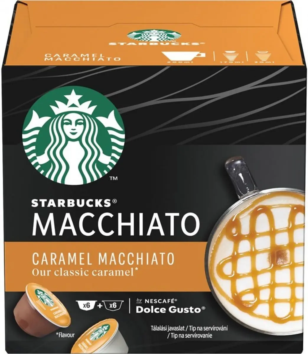 Starbucks Dolce Gusto Caramel Macchiato 12 kapslí