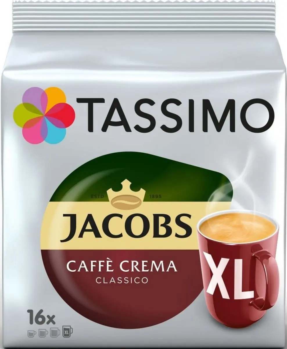 TASSIMO Caffé crema classico XL 16 kapslí