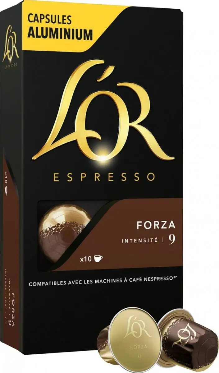 NESPRESSO FORZA KAPSLE 10ks LOR