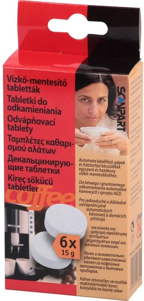 Odvápňovací tablety do kávovaru SCANPART 6ks