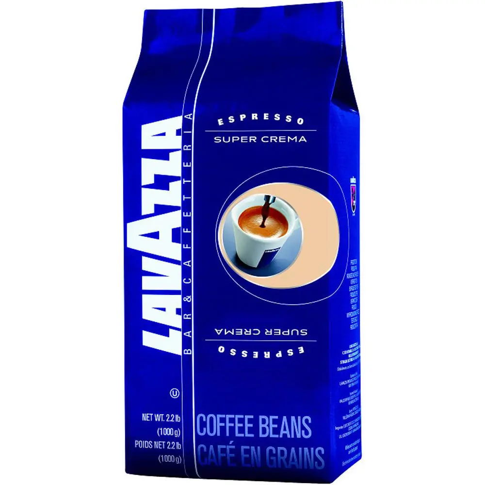 Zrnková káva Lavazza - Super Crema, 1 kg