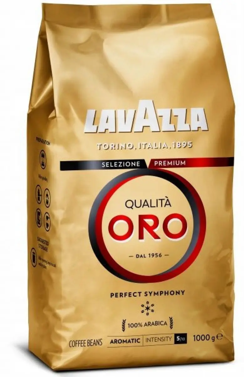 Lavazza Qualita Oro - zrnková káva - 1000 g