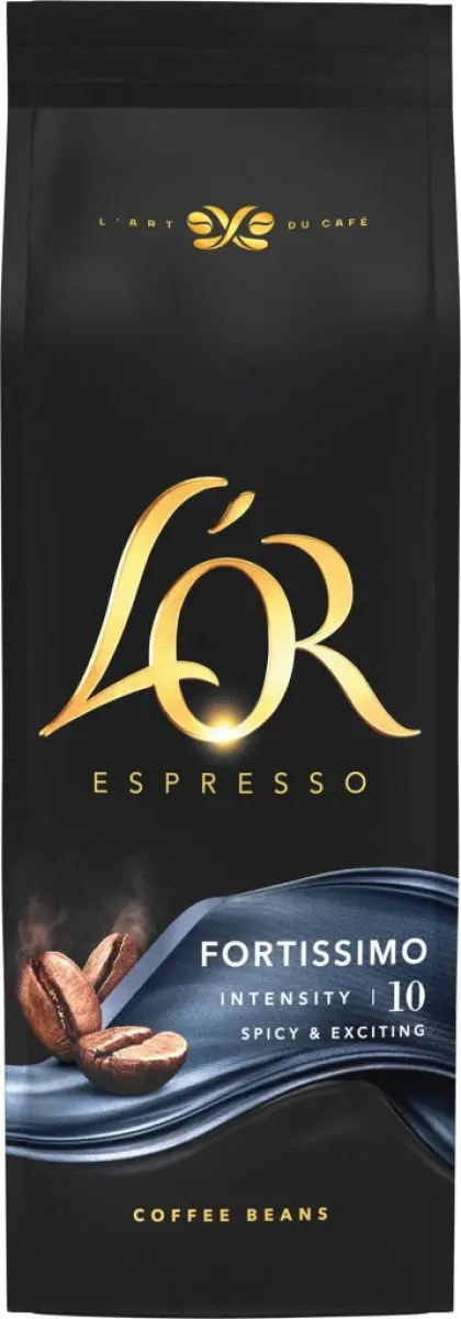 L'Or Espresso Fortissimo - zrnková káva - 500 g
