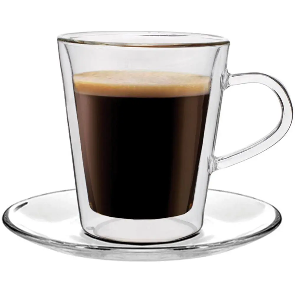 MAXXO Šálek dvoustěnný s podšálkem Lungo 220 ml 2 ks