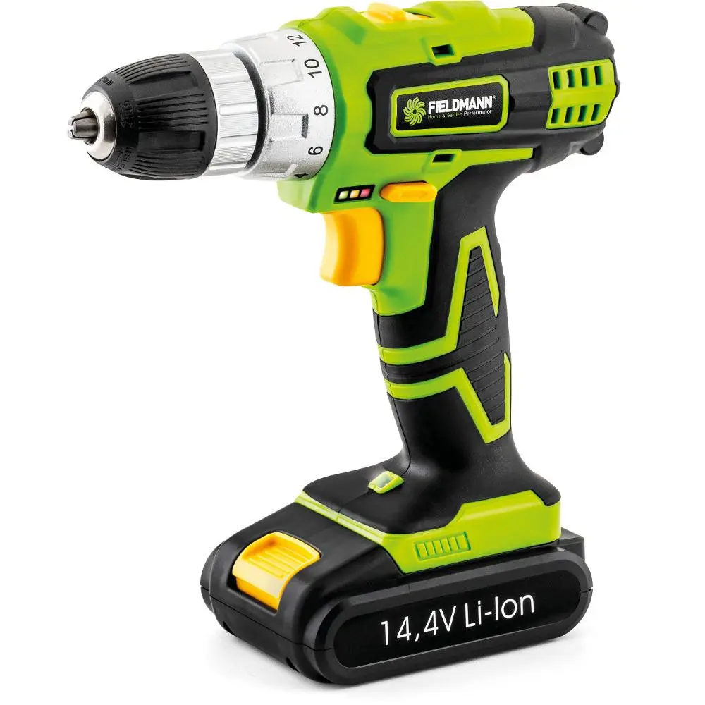 FIELDMANN FDV 10301-A 14V SET - akumulátorová vrtačka (s 1,5 Ah akumulátorem a nabíječkou)
