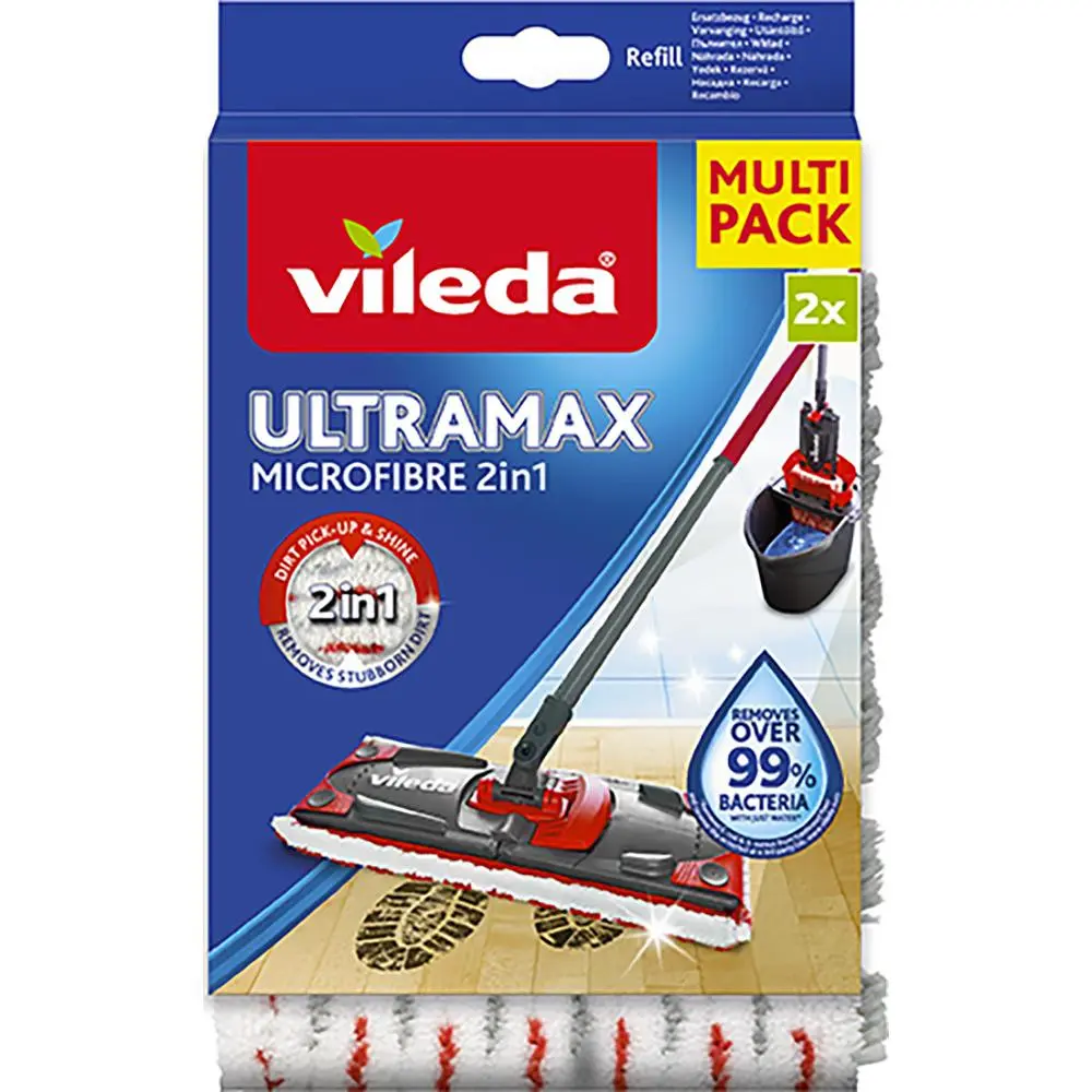Vileda Ultramax Microfibre 2v1 náhrada  2 ks