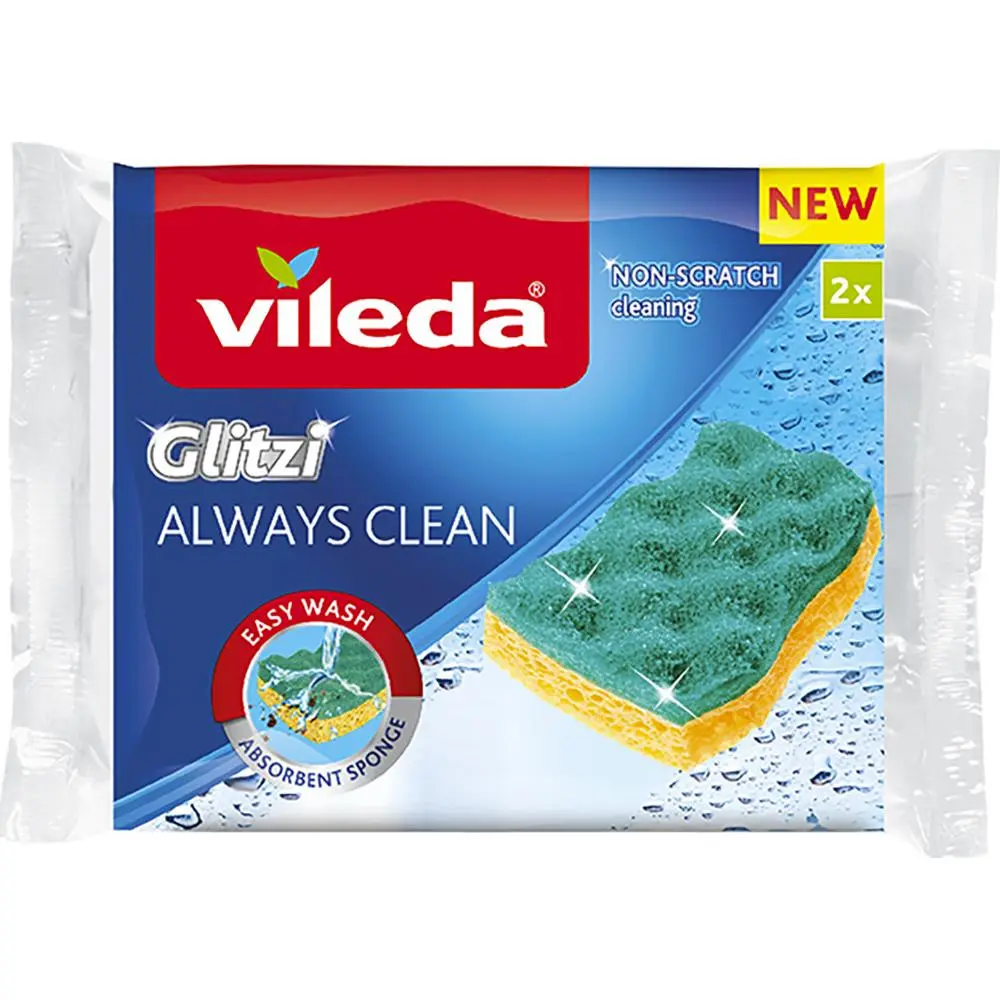 Vileda Glitzi Always Clean viskózní houba 2 ks