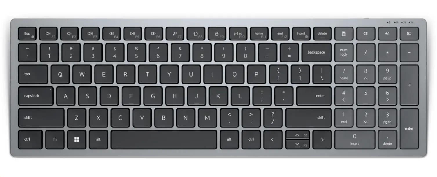 Dell Compact Multi-Device Wireless Keyboard - KB740 - Czech/Slovak (QWERTZ)