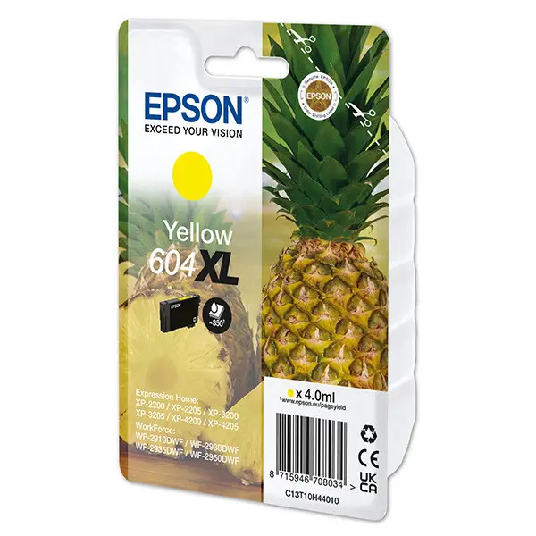 EPSON Singlepack Yellow 604XL Ink