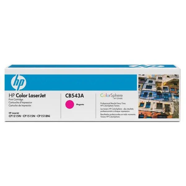 HP - toner č. 125A, CB543A, magenta (červený) pro laserové tiskárny