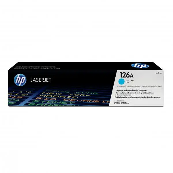 HP tisková kazeta azurová, CE311A