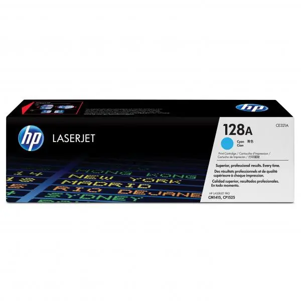 HP tisková kazeta azurová, CE321A