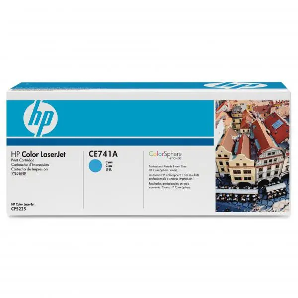HP 307A Azurová originální tonerová kazeta LaserJet CE741A