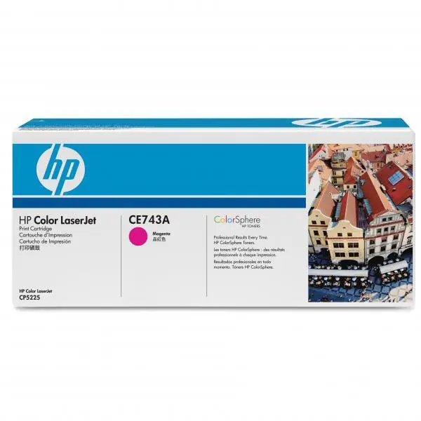 HP tisková kazeta purpurová, CE743A