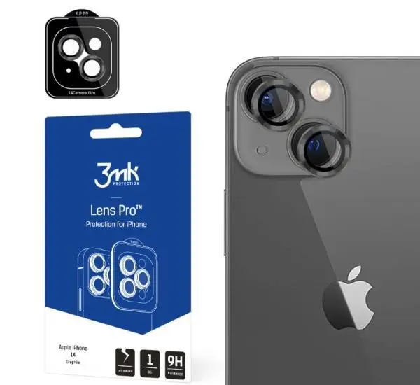 3mk Lens Protection Pro pro Apple iPhone 14, grafitová