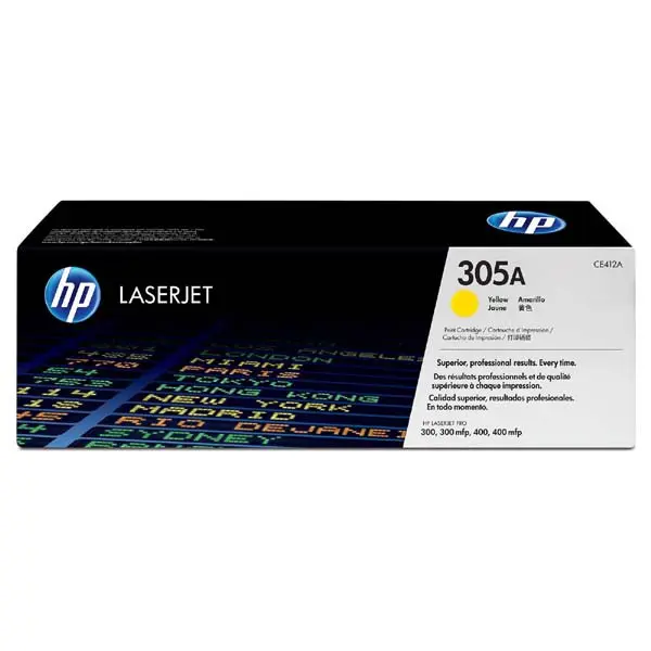 HP - toner č. 305A, CE412A pro laserové tiskárny