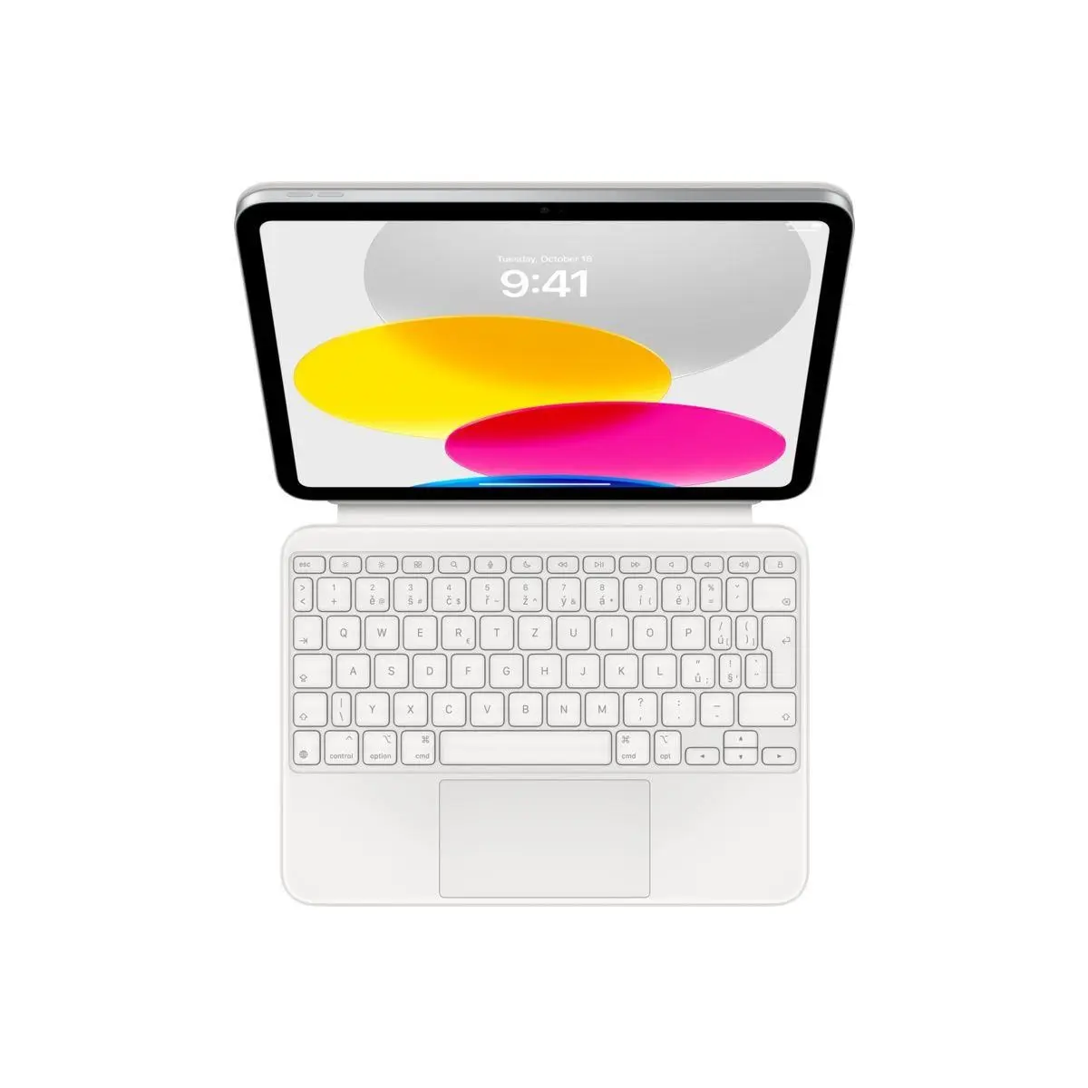 Apple iPad (10. generace) Magic Keyboard Folio klávesnice CZ bílá
