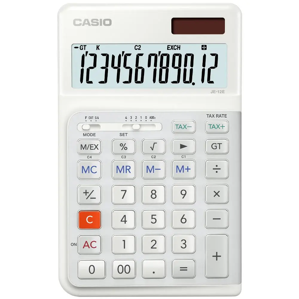 Kalkulačka stolní CASIO JE 12 E ERGO