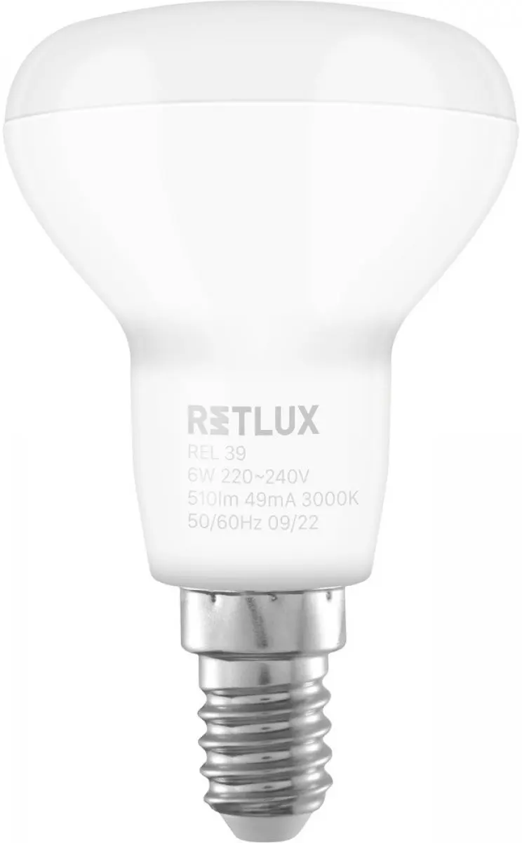 REL 39 LED R50 4x6W E14 WW RETLUX