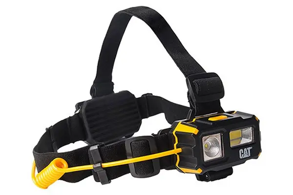 EOL - Caterpillar Multifunkční čelovka LED