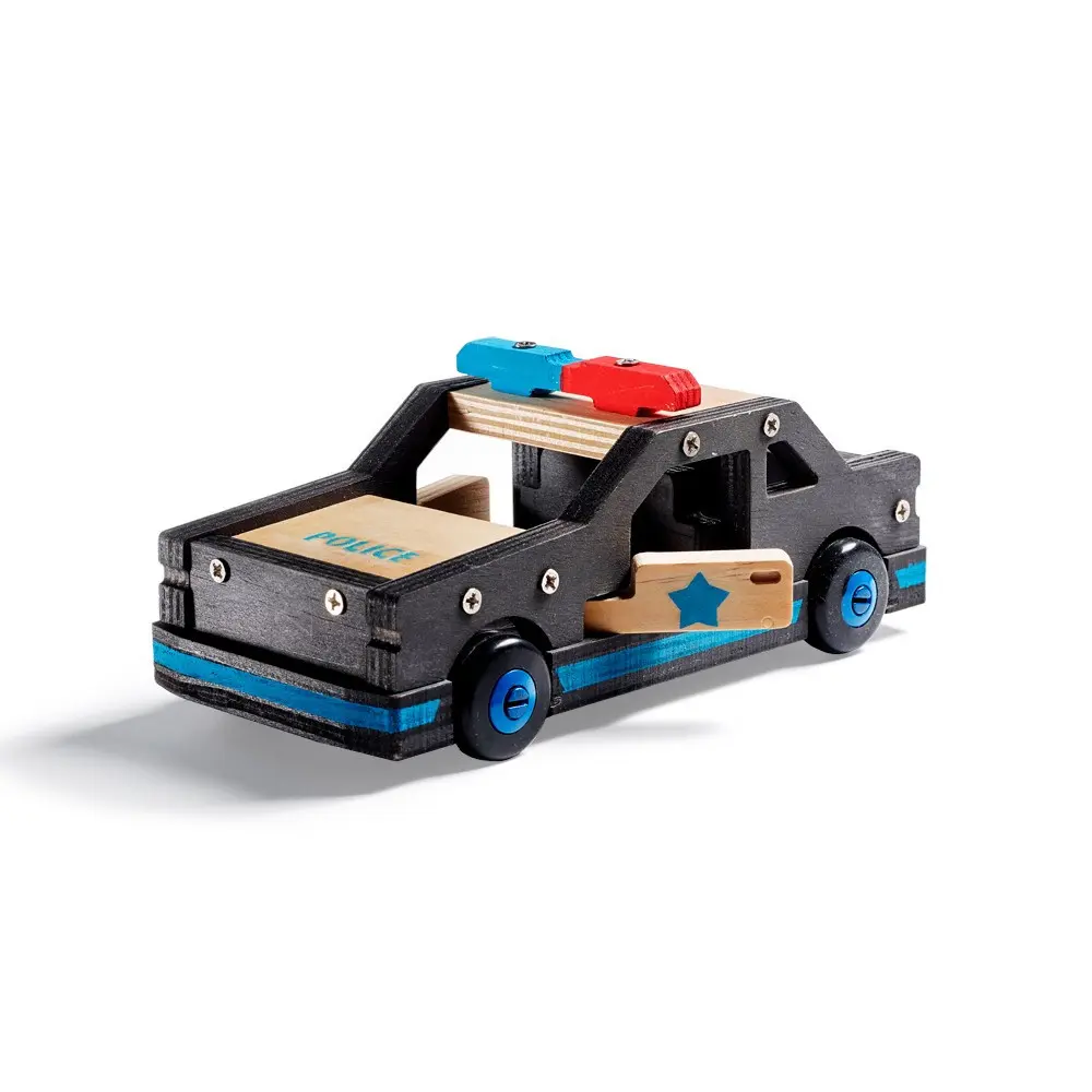 Policejní auto na sestavení