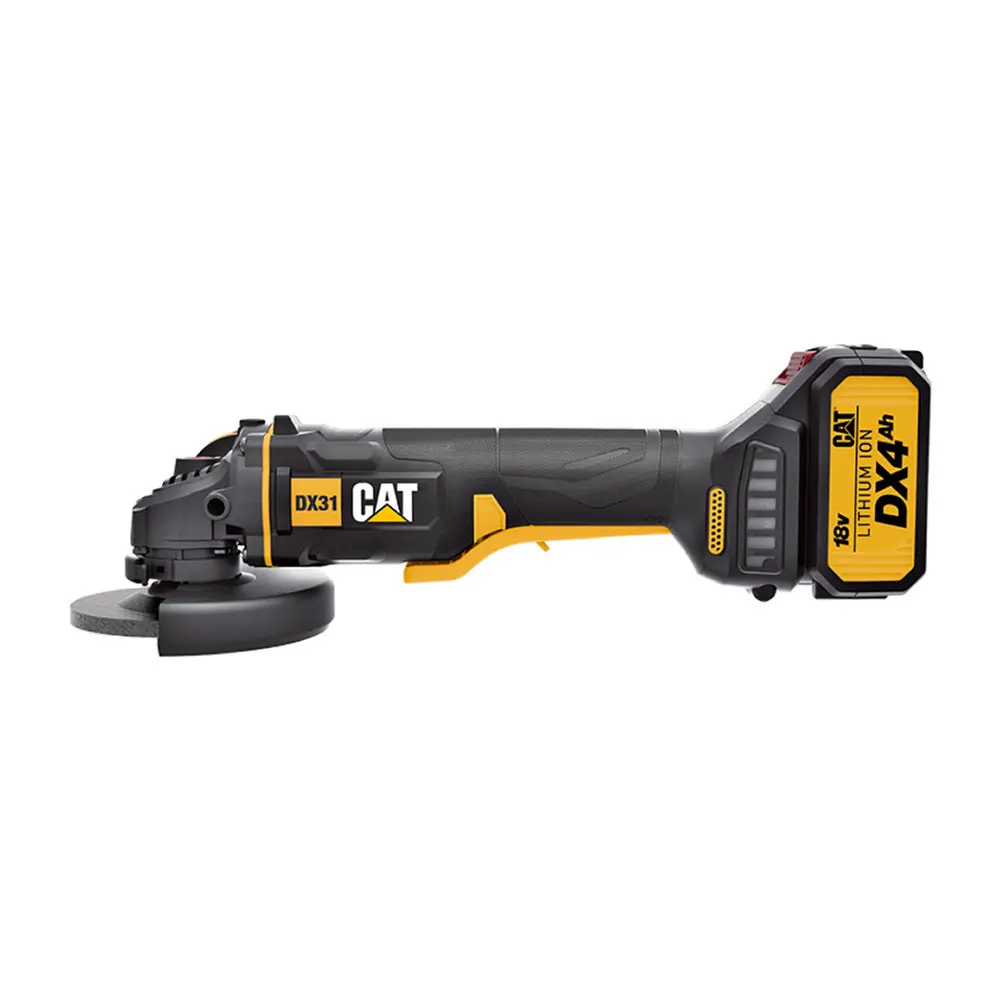 Caterpillar - 18V AKU úhlová bruska 115 mm, bez baterie a nabíječky DX31B