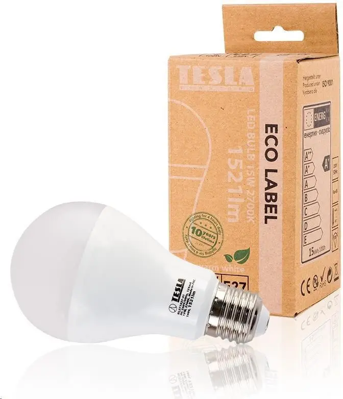TESLA - LED BL271527-42, žárovka BULB E27, 15W, 230V, 1521lm, 25 000h, 270