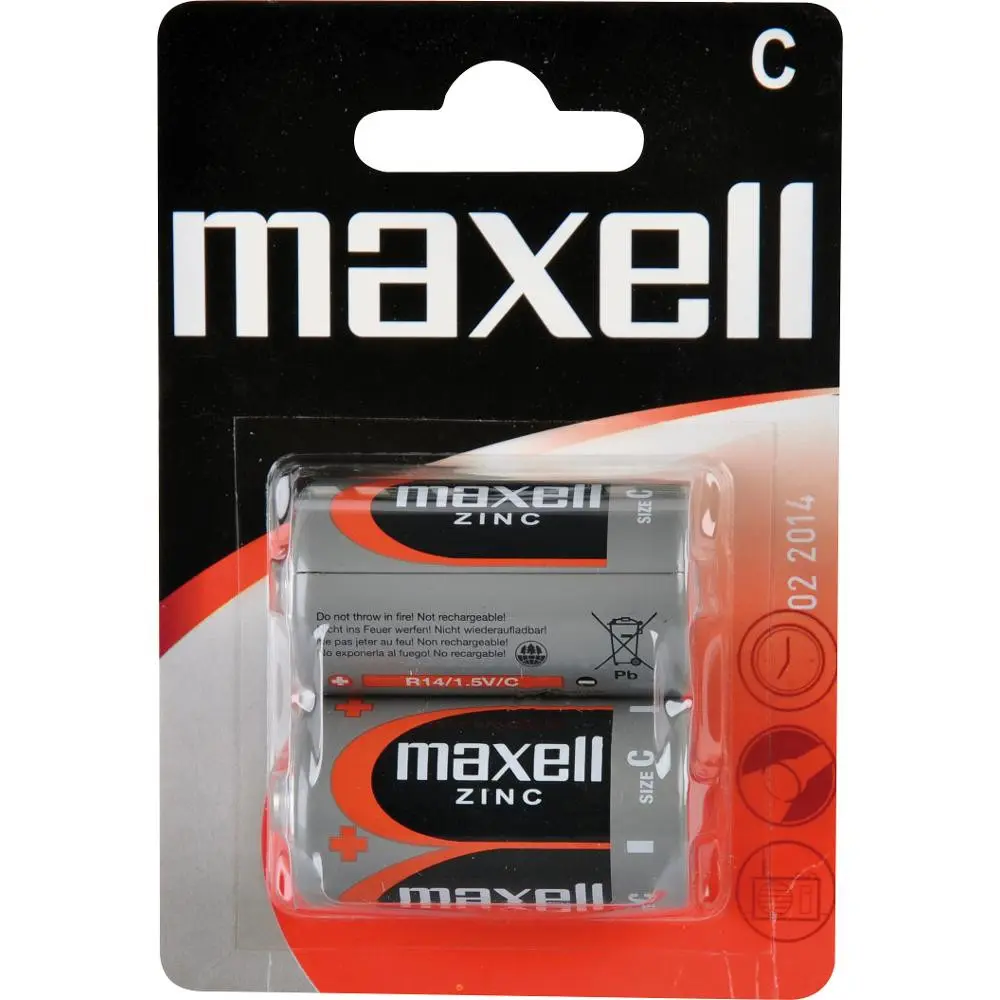 Baterie MAXELL R14 C - 2ks