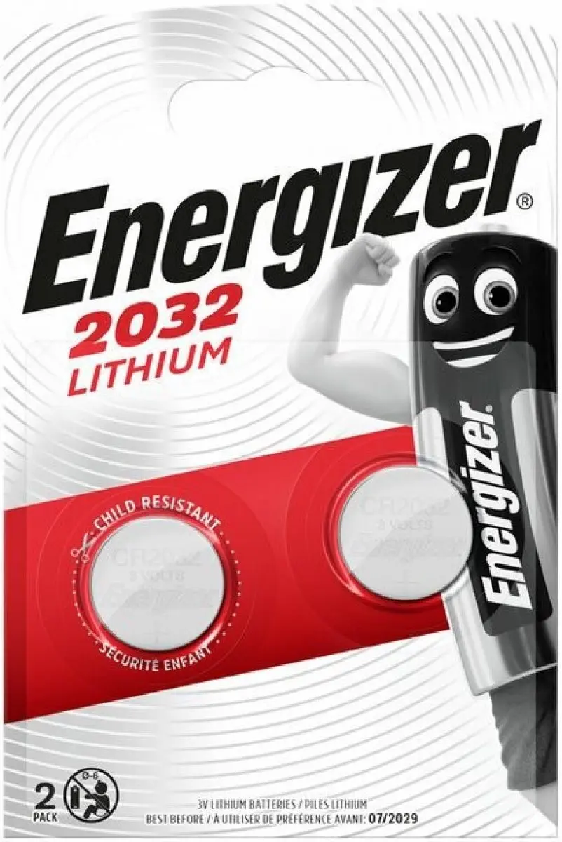 Speciální knoflíková baterie Energizer Lithium CR2032 2pack