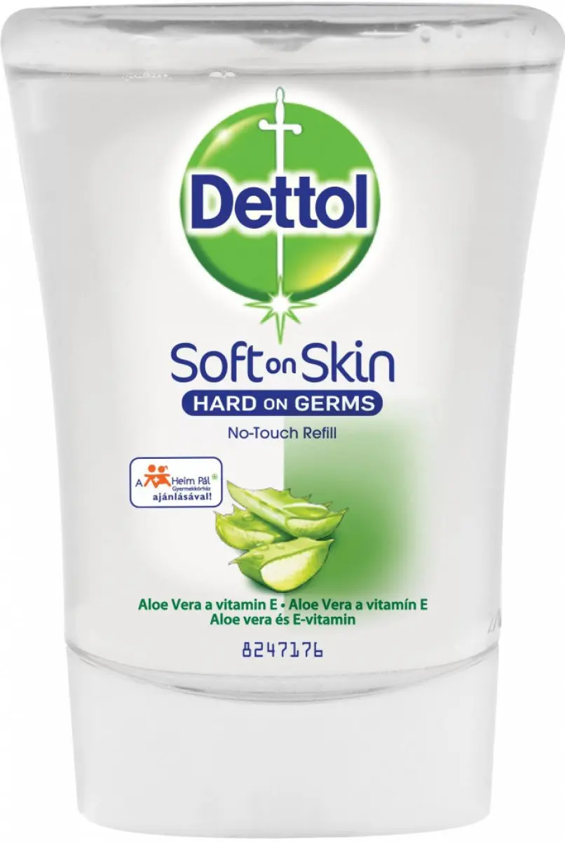 Dettol Jemná Aloe bezdotykový dávkovač mýdla a náplň, 250 ml