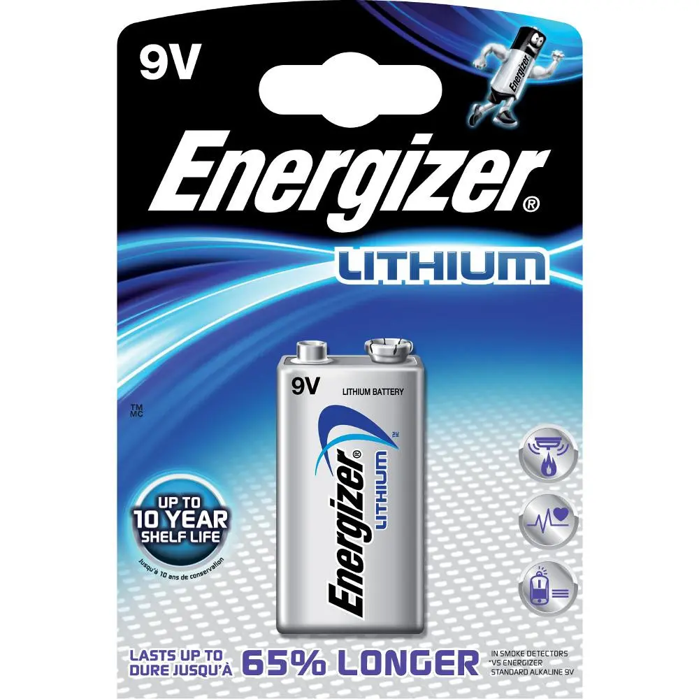 Baterie lithiová 9V ENERGIZER Ultimate 1ks / blistr –40°C