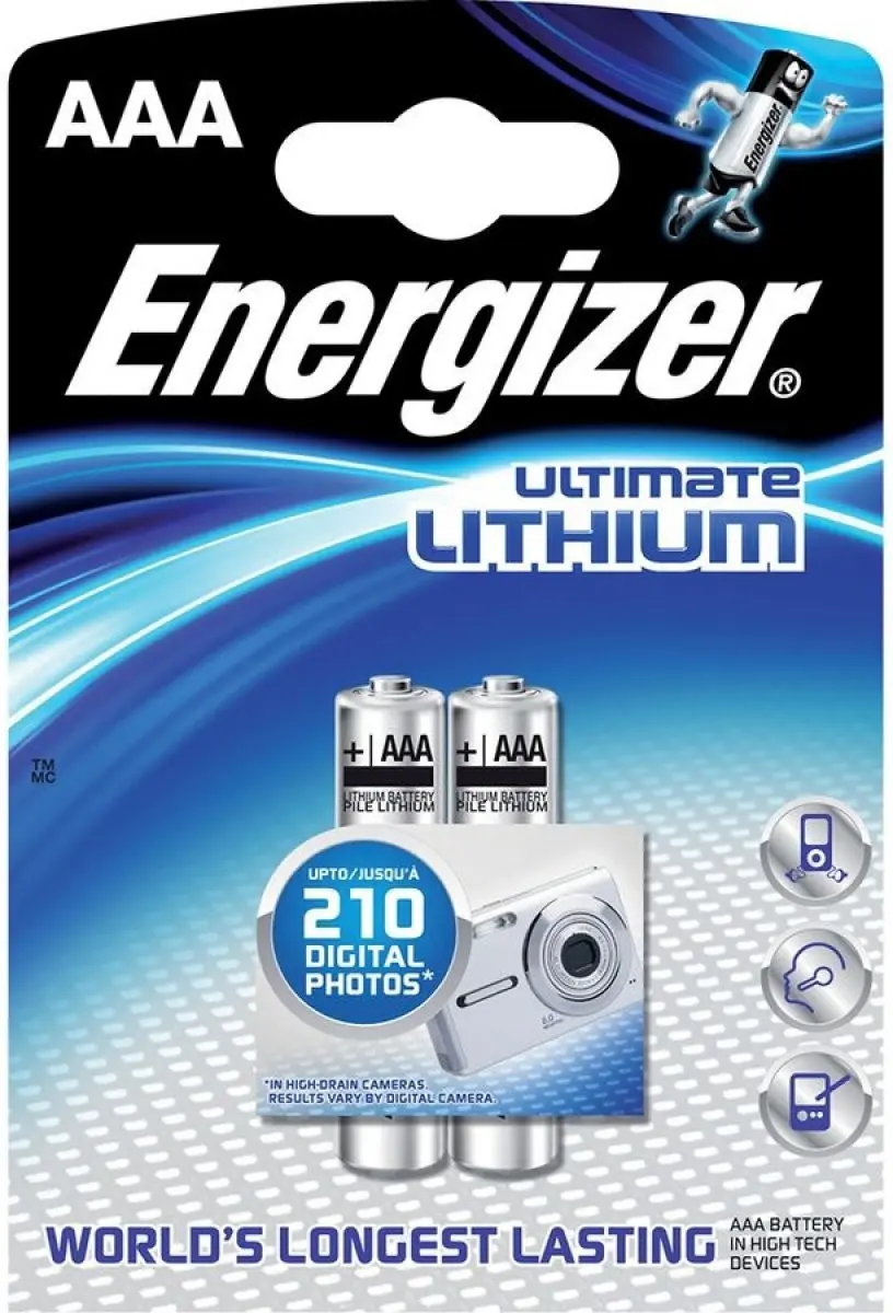 Baterie Energizer Ultimate Lithium AAA 2pack