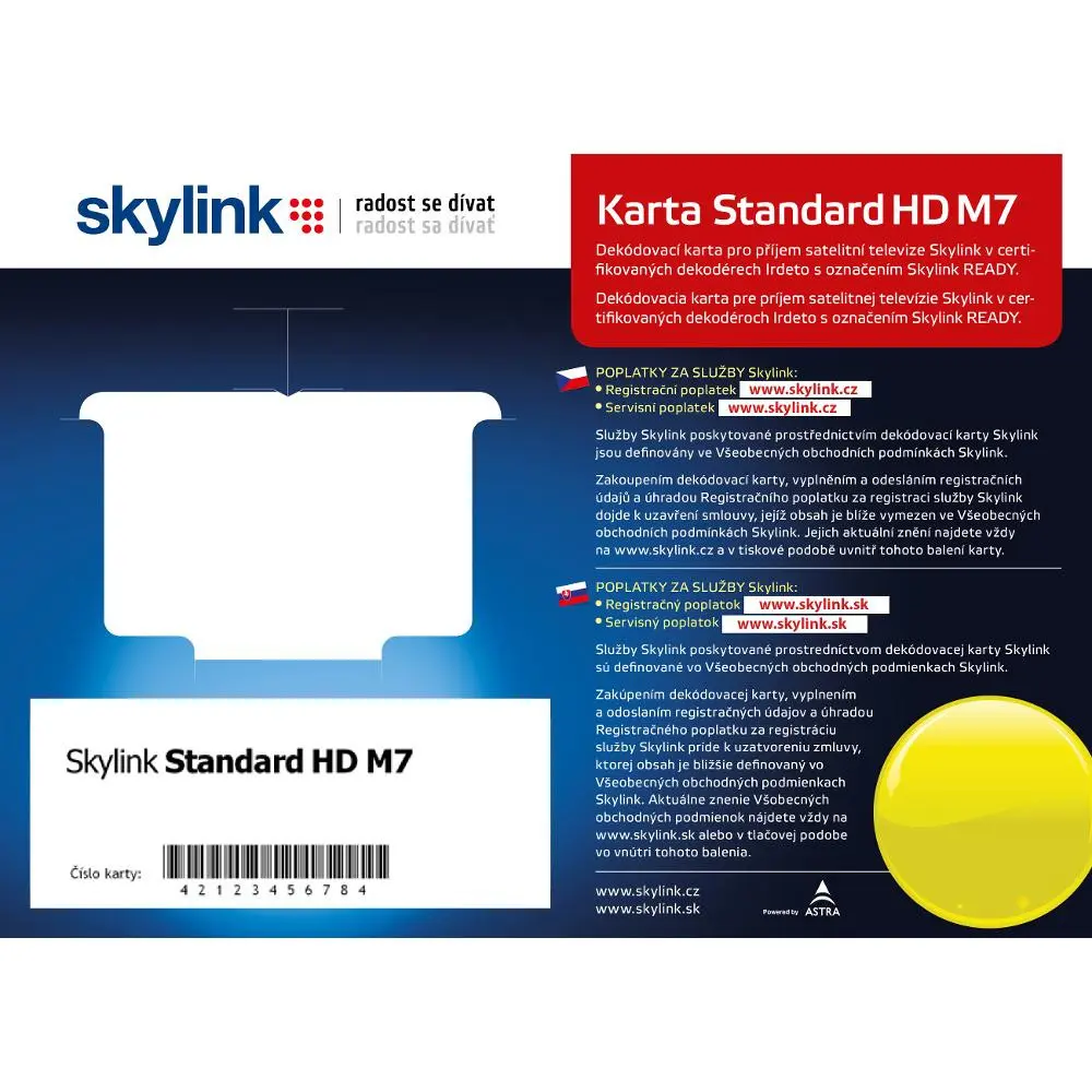 Karta Skylink Standard HD M7
