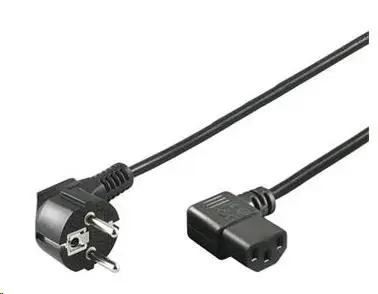 PREMIUMCORD Kabel napájecí 230V 5m úhlový 90st