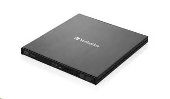 VERBATIM externí mechanika Slimline Blu-ray Rewriter USB 3.0 Zdarma BR Disc 25GB (CD DVD BD Mdisc) +NERO
