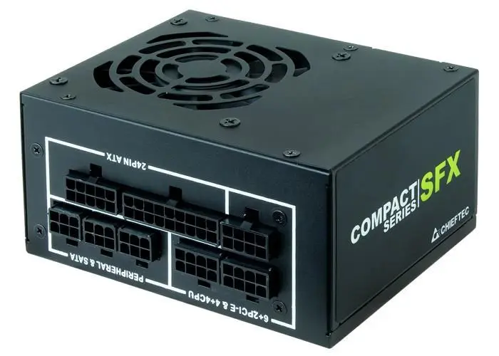 CHIEFTEC zdroj SFX CSN-650C 650W, 80+ Gold, full range, cable management