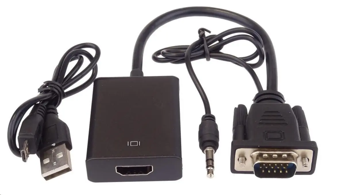 PREMIUMCORD VGA+audio elektronický konvertor na rozhraní HDMI FULL HD 1080p