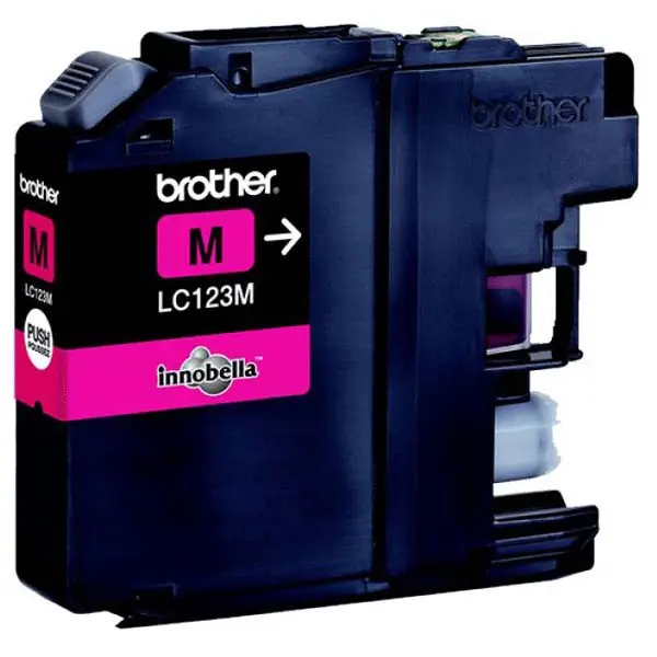 BROTHER LC-123M (inkoust magenta, 600 str.), LC123M - originální