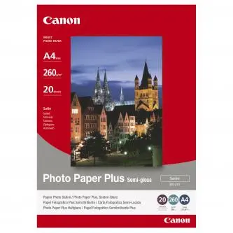 Canon SG-201, A4 fotopapír saténový, 20ks, 260g/m