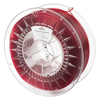 Spectrum Filament Premium PET-G 1000g, transparent red, DOPRODEJ